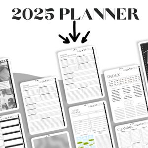 Twenty25 Planner, Digital Planner iPad Planner, Daily Weekly, Monthly Planner, Undated Planner, Notability Planner, 2025 Planner Journal