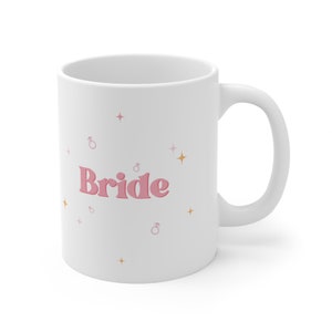Bruid 11oz mok | Bruidshuwelijksfeestgeschenken, unieke voorsteldoos, schattige bruiloftsherinneringen, cadeau voor de bruid