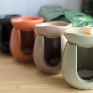 Wax Melt Warmer, Handmade Concrete Wax Melt Burner, Essential Oil Burner