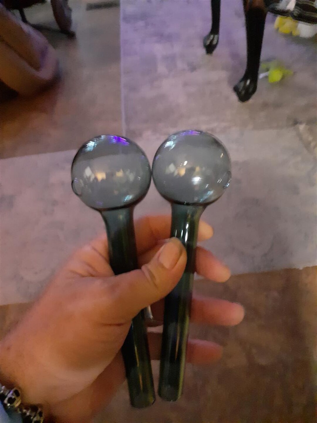 Jumbo Glass Bubble Pipes Etsy