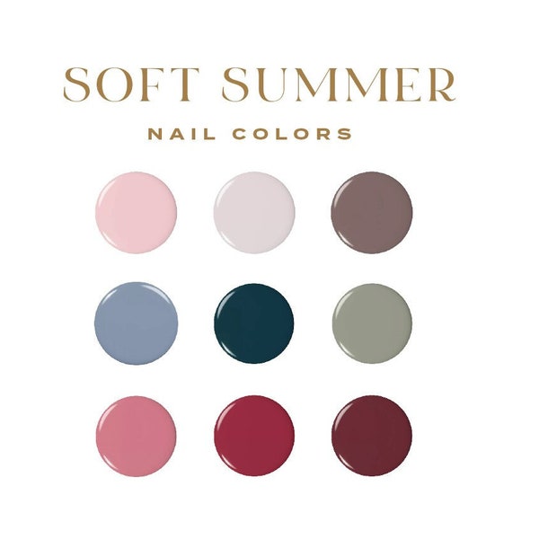 200+ Best Nail Polish Colors For Soft Summers: Shades From CND, DND, Essie, OPI, Olive + June, Zoya and More!
