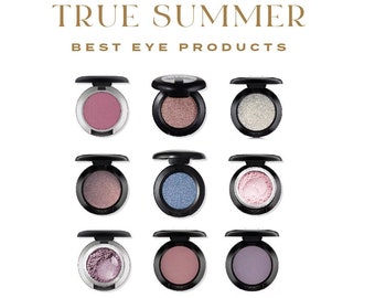 200+ Top-Rated Eye Makeup Guide For True/Cool Summers: MAC, bareMinerals, Thrive Causemetics, Bobbi Brown, Lancome, Laura Mercier, and more!