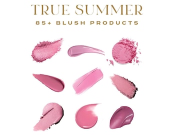 85+ Top-Rated Blush Guide For True/Cool Summers: Charlotte Tilbury, Saie, NARS, Patrick Ta, Huda Beauty, Rare Beauty, Clinique, and more!