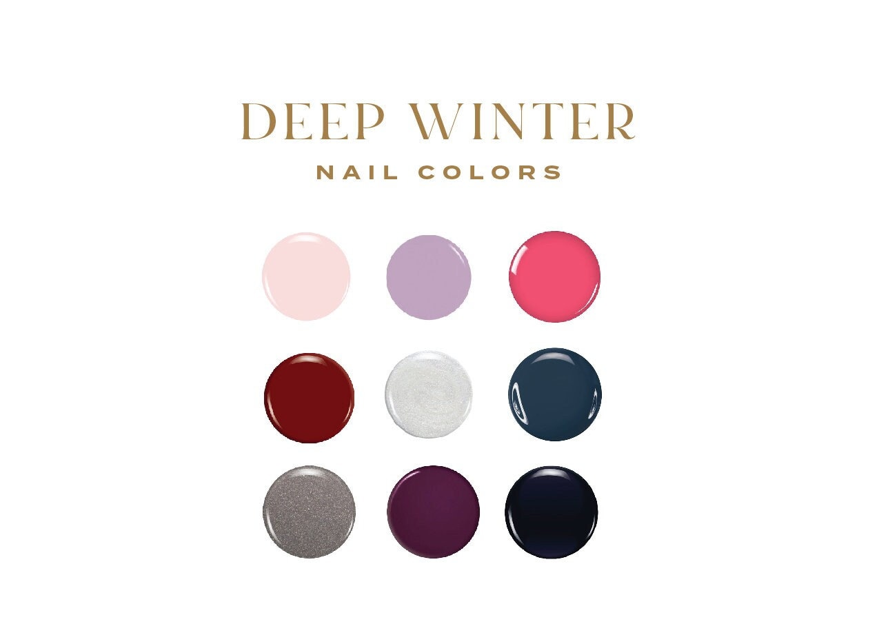 Nail colors for the cheap winter