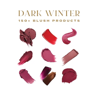 150+ Top-Rated Blush Guide For Deep/Dark Winters: Patrick Ta, Rare Beauty, Saie, Benefit, Tower28, NARS, MERIT, Makeup By Mario, and more!