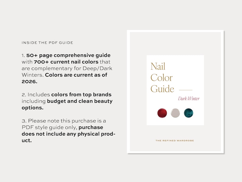2026 Dark Winter Nail Color Guide, 500+ Colors: Essie, OPI, Zoya Shades ...