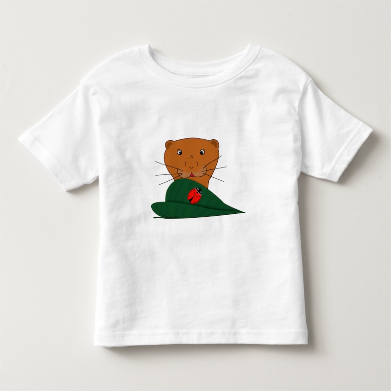 Oliver The Otter Toddler-Summer Art Can be ordered as Mommy and Me Outfit Each Sold Separately Studies a Ladybug