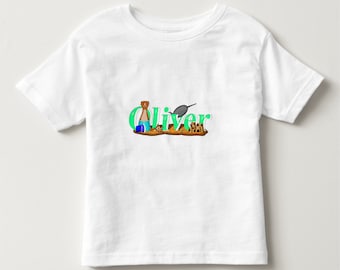 Oliver The Otter Toddler-Summer Art Can be ordered as Mommy and Me Outfit (Each Sold Separately)