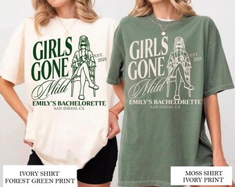 Girls Gone Mild Bachelorette Oversized Comfort Colors Shirt