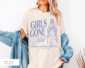 Girls Gone Mild Bachelorette Shirt, Spa Slumber Party Oversized Tee