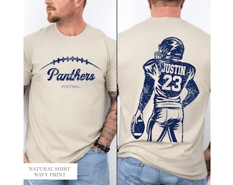 Personalized Football Team Shirt, Custom Name & Number