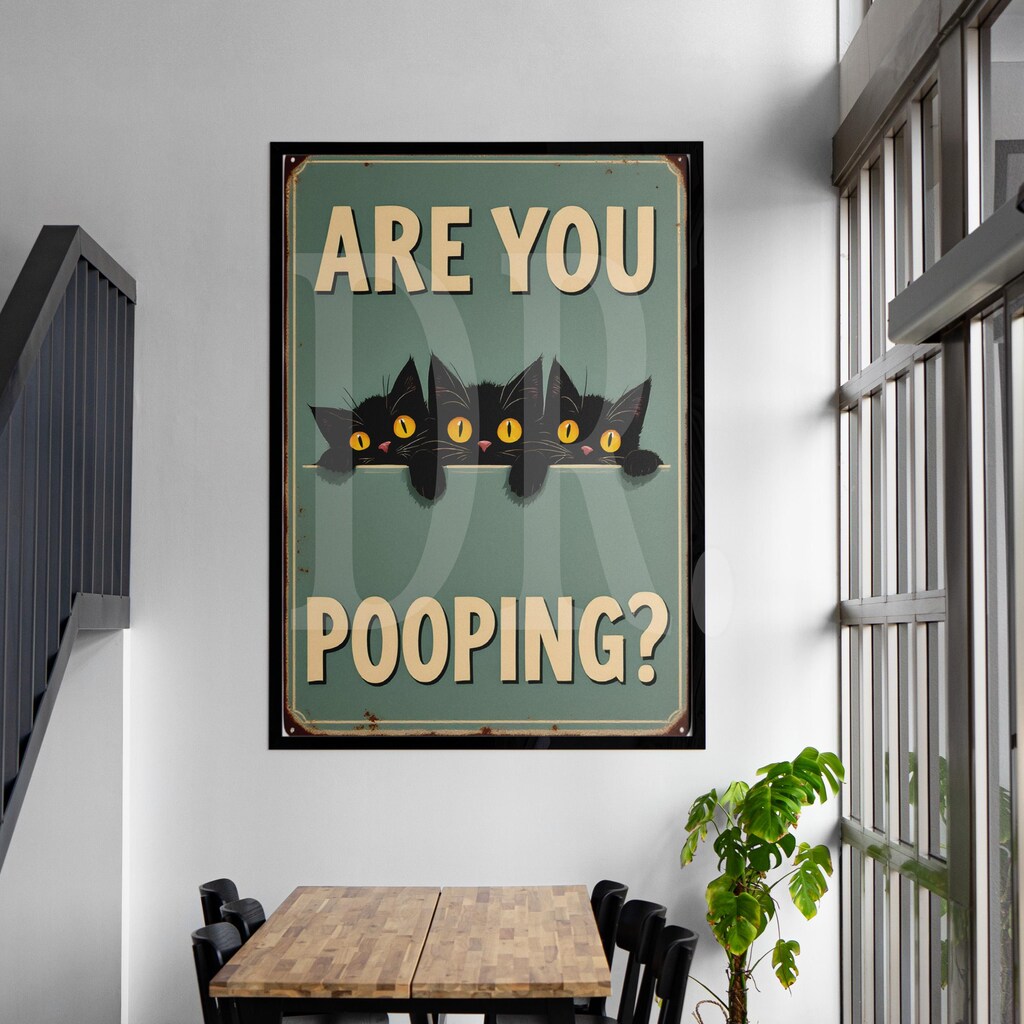 Asciugamani Da Bagno Divertenti Con Carlino E Scritta 'Are You Pooping?' - 40x60 Cm