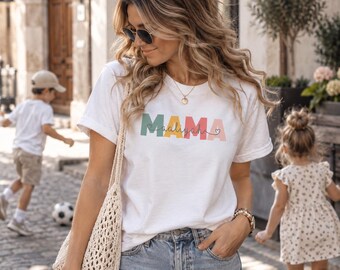 Personalized Mom T-Shirt with Child's Name | Personalized MAMA Shirt | Gift for Mom | Mother's Day Gift | Mom Gift