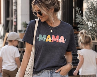 Personalized Mom T-Shirt with Child's Name | Personalized MAMA Shirt | Gift for Mom | Mother's Day Gift | Mom Gift