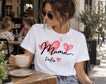 Personalized Mom T-Shirt with Child's Name | Personalized MAMA Shirt | Gift for Mom | Mother's Day Gift | Mom Gift