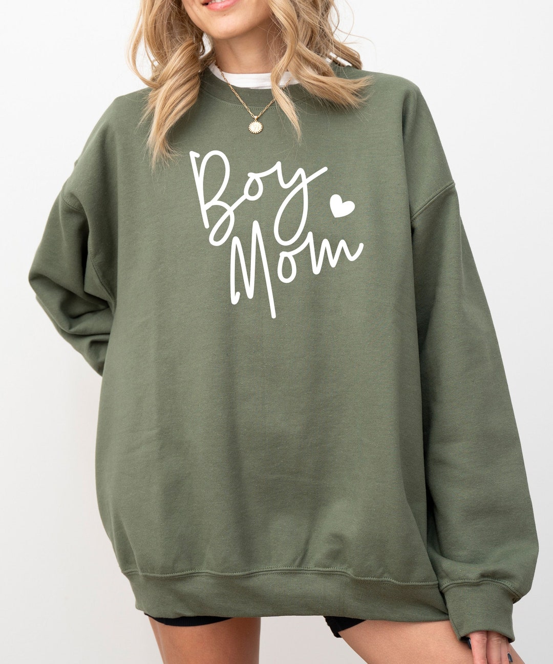 Boy Mom Sweatshirt Gift for Mom Mother's Day Gift Birth Gift Mom