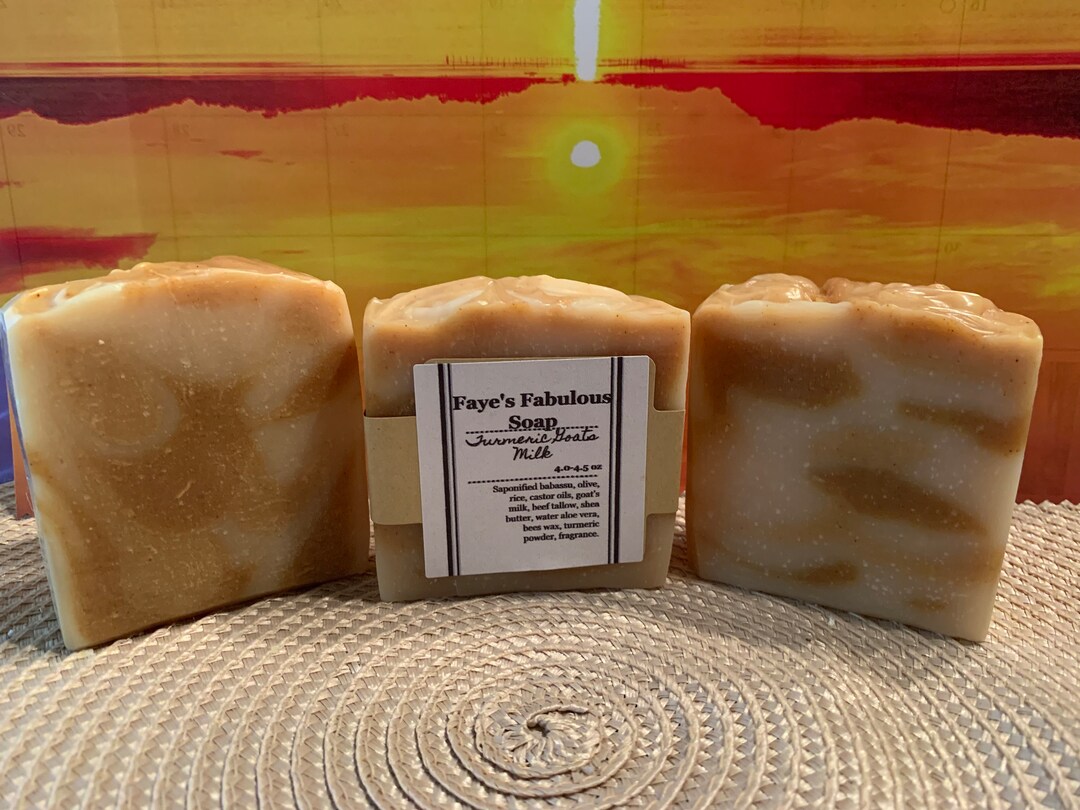 Turmeric Goats Milk Soap Etsy