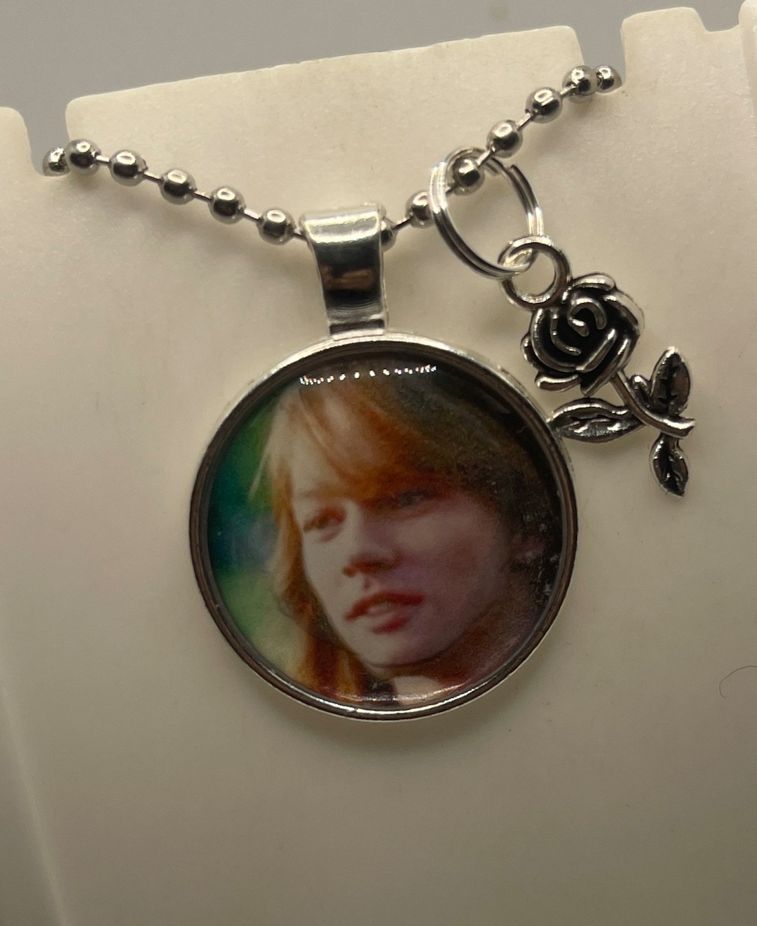 Axl Rose Rose Guns N Roses Necklace Pendant Jewelry - Etsy