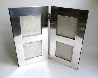 Photo frame, silver plated.