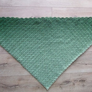 Shawl Calm and Relax Crochet Pattern. Shell Stitch Pattern Easy Shawl ...