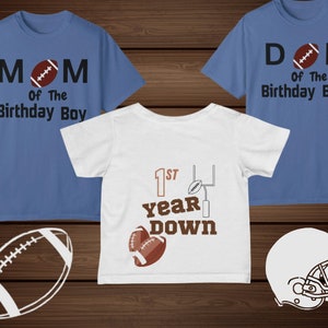Maglia da calcio per il primo compleanno del primo anno - Set coordinato per la famiglia