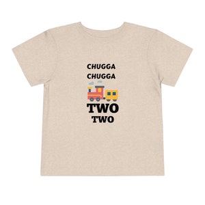 Chugga Chugga TWEE TWEE Shirt - Perfect voor tweede verjaardagsfeestje