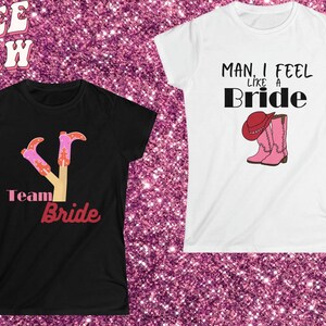 Rustic 'Team Bride' Bachelorette Party Tee - Country-Themed Celebration