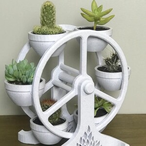 Ferris Wheel Plant Stand (ORIGINAL PRODUCT) 3D STL