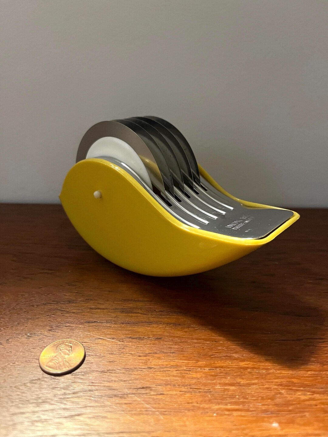 Yellow Rull Schneidroller Rull Tritt Vintage Vegetable & Fruit Shredder / Kitchen ...