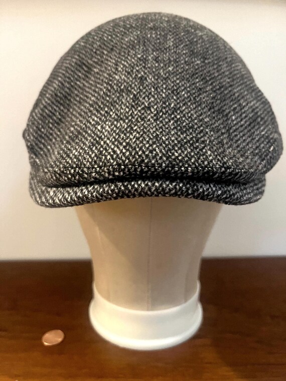 Goorin Brothers Vintage Trendy Newsboy Wool Cap Goorin Bros Newsboy Cap Sz S Blue Brown Plaid Wool Blend  main image 4