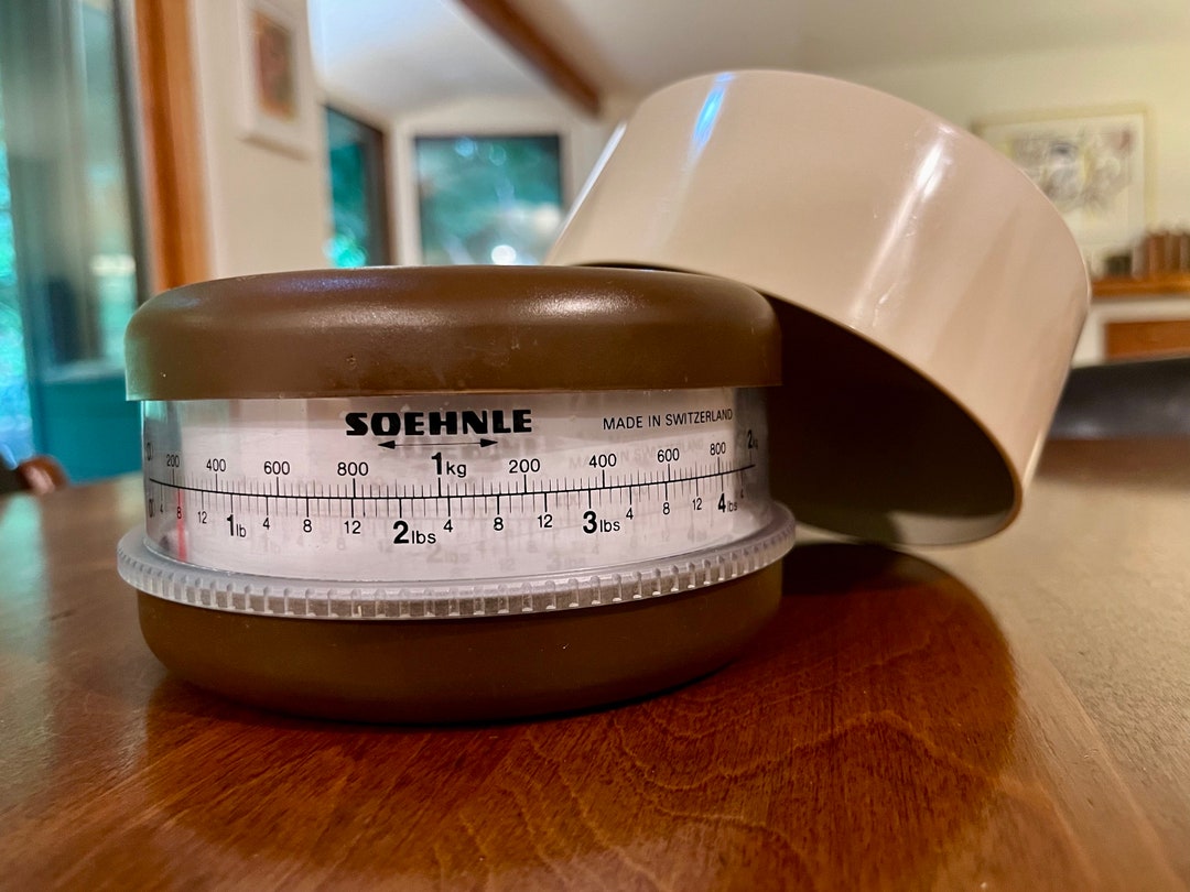 Soehnle Vintage Coffee and Coffee Kitchen Scale With Lid Designed by Rido Busse Swiss Version ...
