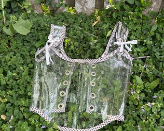 clear corset - custom