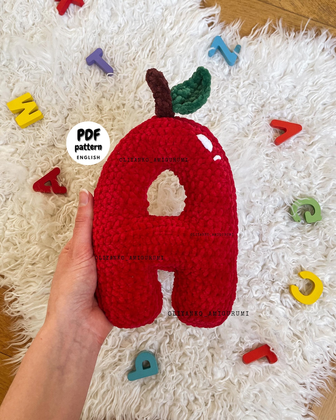 Whimsical Crochet Alphabet Pattern for Little Learners, Amigurumi ...