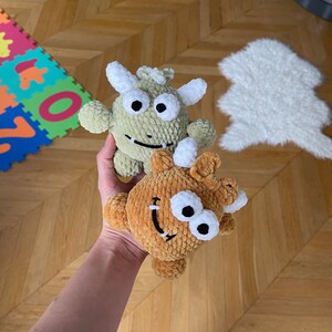 Crochet Monster Pattern, Crochet Pattern for Beginners, Cute Amigurumi Pattern, DIY Spring craft, Gift for Crochet Lover, Monster Plushie image 4