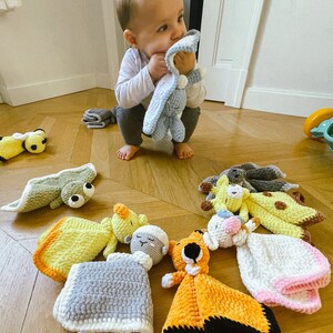 Crochet Frog Lovey, Crochet Baby blanket Pattern, Crochet lovey for baby, DIY baby shower gift, DIY Baby Gift, Crochet pattern for Beginner image 7