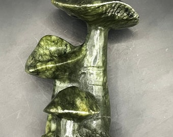 翡翠キノコ彫刻 - Etsy 日本