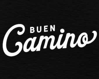 Buen Camino Sticker: Camino de Santiago Vinyl Transfer Decal