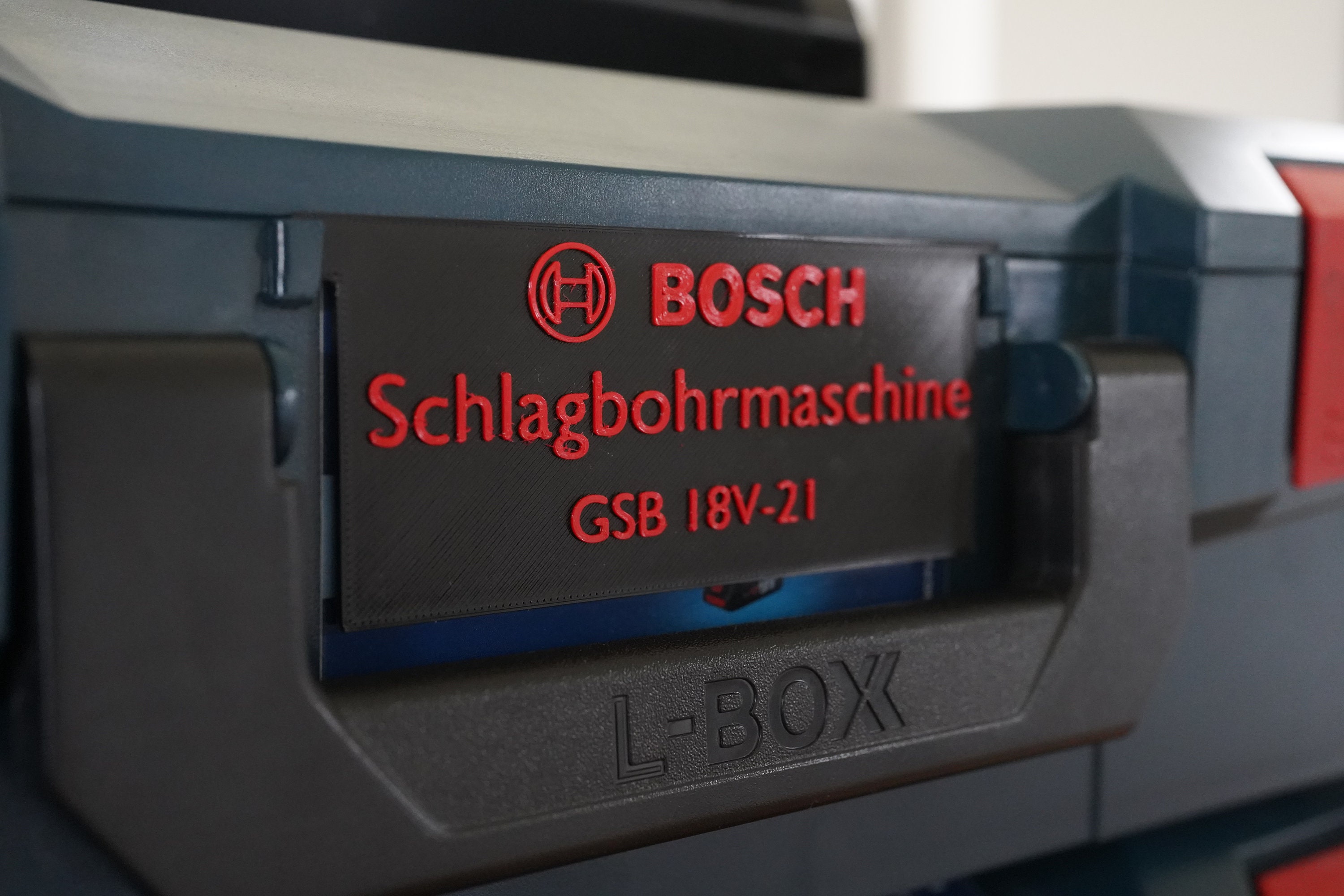 Étiquette 3D Bosch L-BOXX