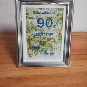 Geburtstagskarte Grußkarte Geburtstagswünsche Geburtstags-Artwo Grußkarte Handgefertigte Karte Personalisierte Karte