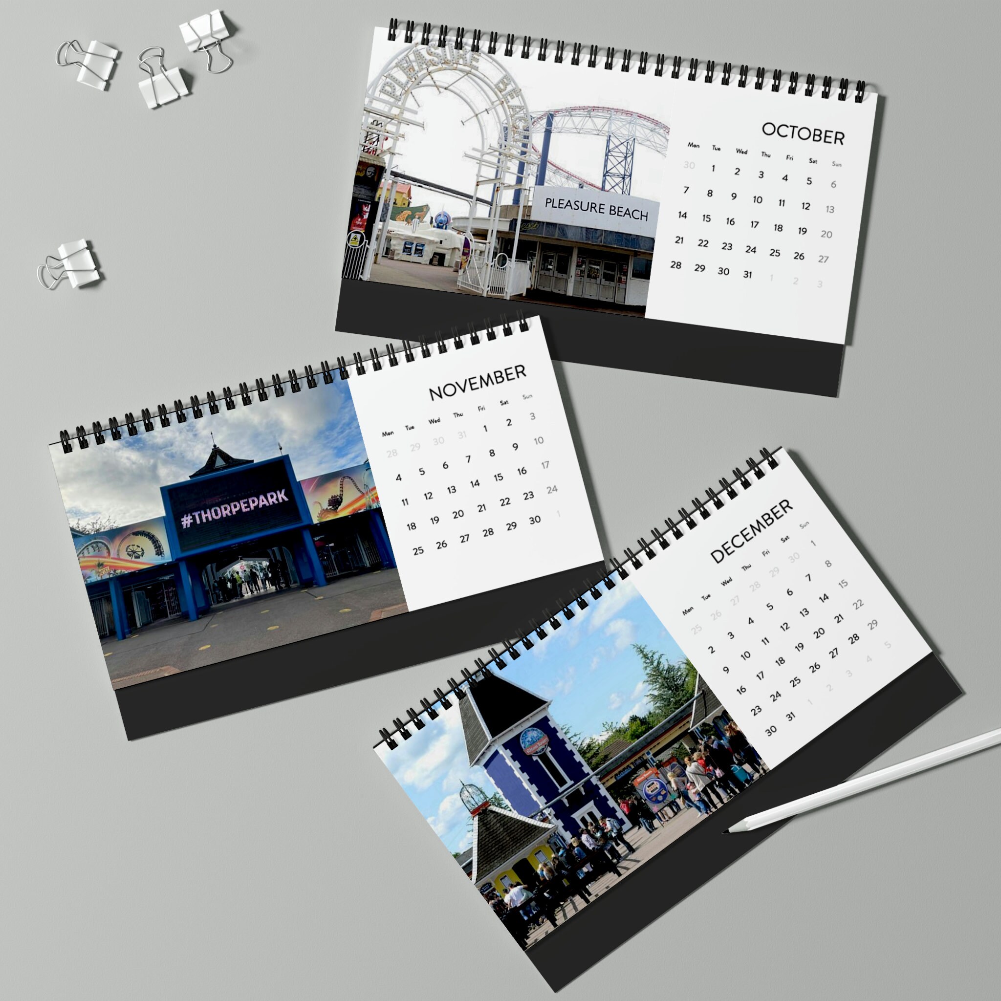 Roller Coaster Calendar - Etsy