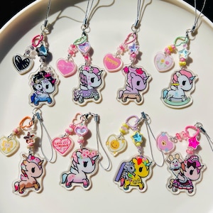 Tokidoki Unicorno phonecharm phonestrap lanyard bagcharm decor charm