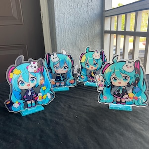 Hatsune Miku double sided acrylic standee