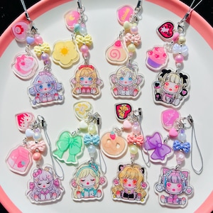 skullpanda SP popmart double sided acrylic keychain bagcharm pursecharm decor charms