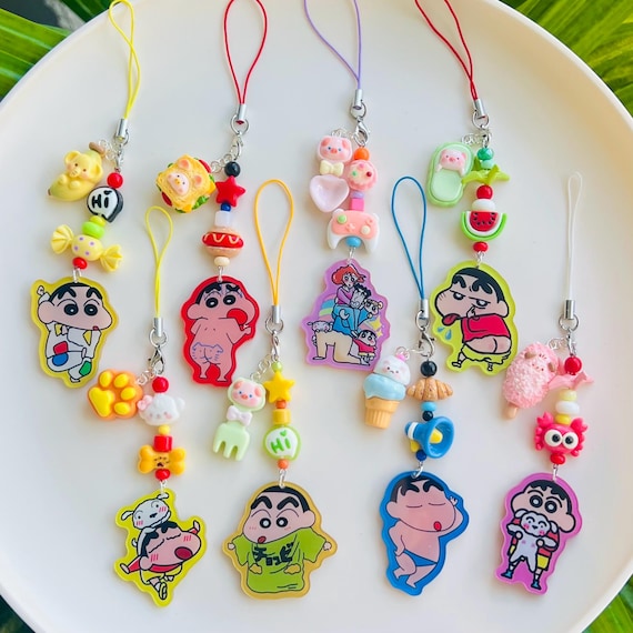 Crayon Shinchan Acrylic Charms Phonecharm Phonestrap,lanyard