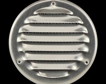 Stainless Steel Round Vent Cover – Soffit Air Vent with Mesh