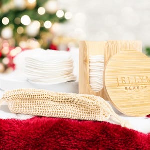 Best Christmas gift Bamboo Facial Pads Eco-Friendly Makeup Remover Pads Zero Waste Clean Beauty