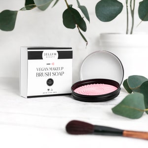 Vegan makeup brush soap is a gentle and effective cleansing solution designed specifically for cleaning makeup brushes and Blenders.