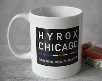Personalised HYROX Finisher Mug: Venue, Name, Time