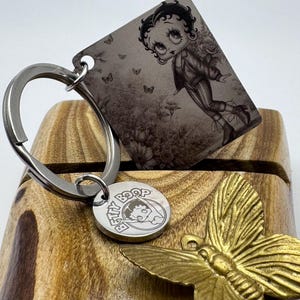 Springtime Betty Boop Keychain