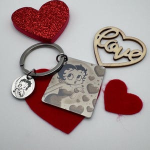 Sending Love Betty Boop Keychain